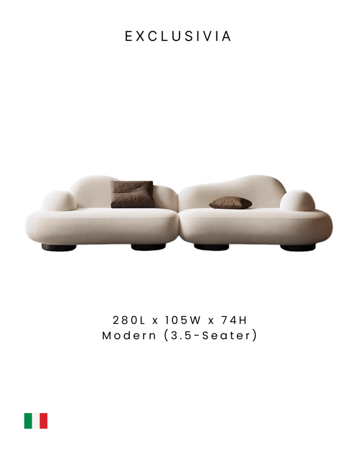 FORMA Curved Italian Sofa - Exclusivia