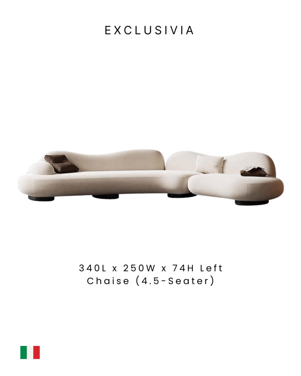 FORMA Curved Italian Sofa - Exclusivia