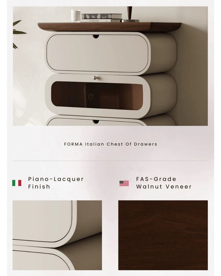 FORMA Italian Chest Of Drawers - Exclusivia