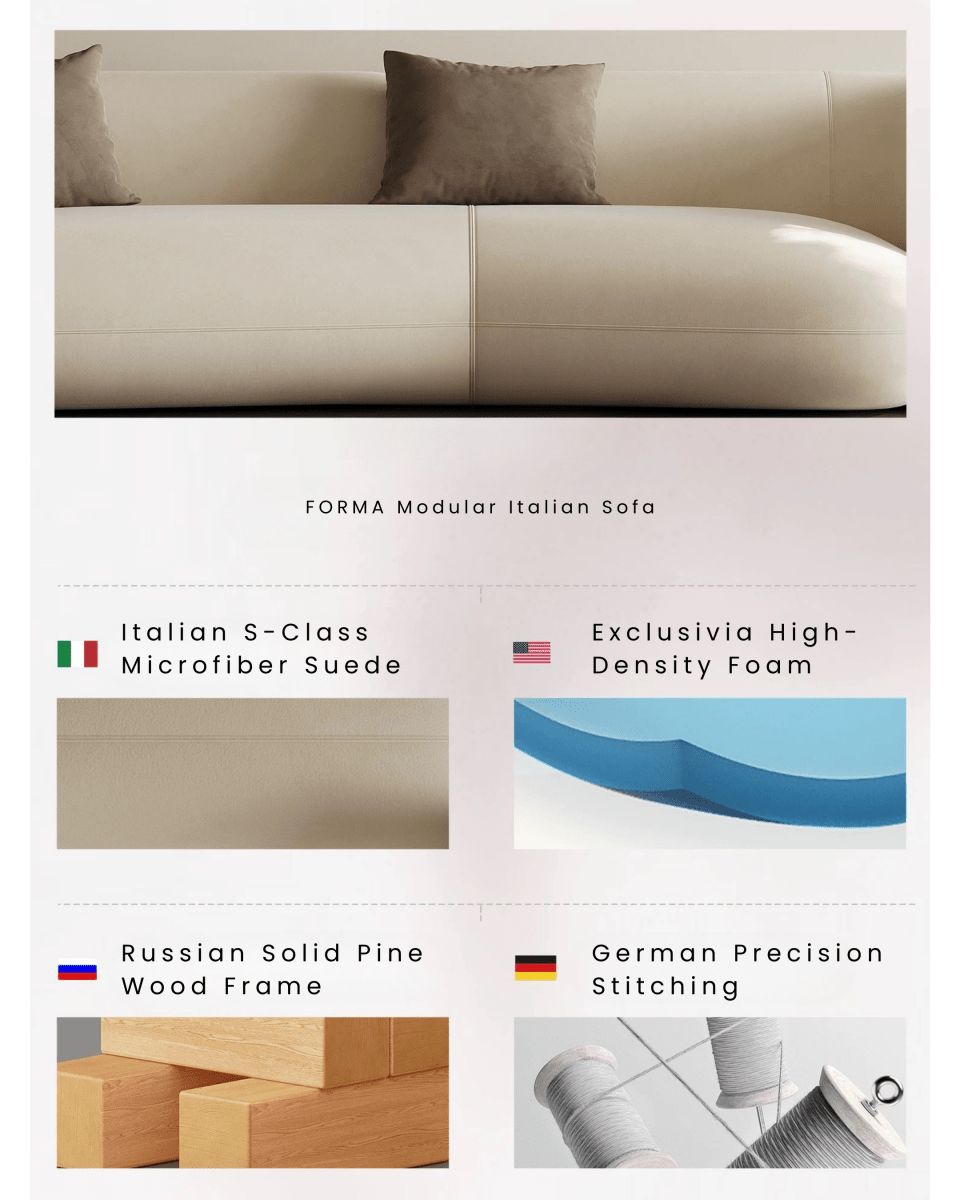 FORMA Modular Italian Sofa - Exclusivia