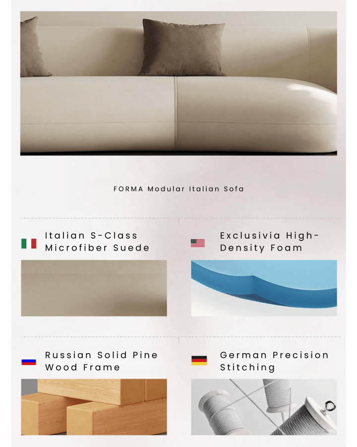 FORMA Modular Italian Sofa - Exclusivia
