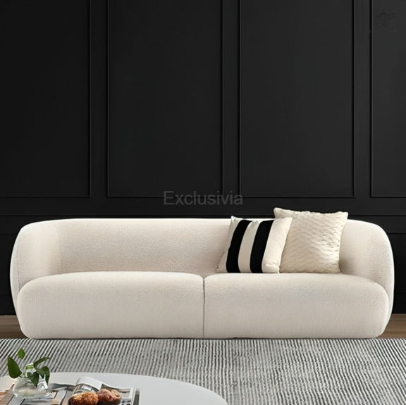 FOSSETT Modern Boucle Sofa - Exclusivia