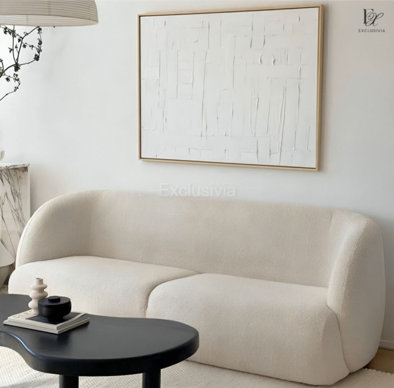 FOSSETT Modern Boucle Sofa - Exclusivia