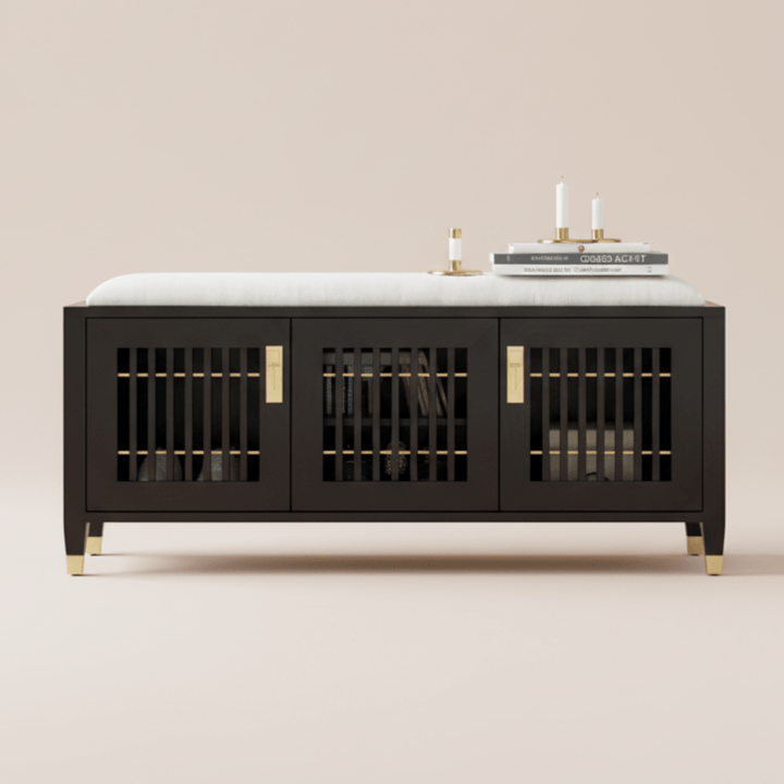 FOY Shoe Cabinet Rack Bench Wooden - Exclusivia