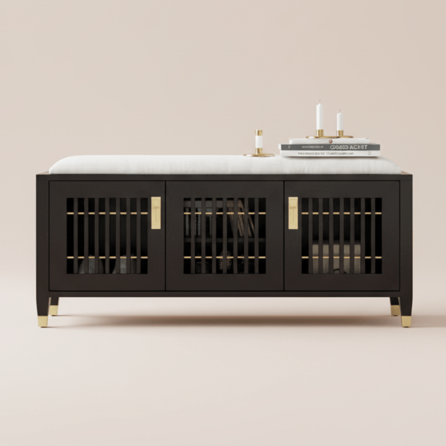 FOY Shoe Cabinet Rack Bench Wooden - Exclusivia