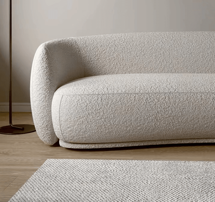 Gisla Performance Boucle Curve Sofa - Exclusivia