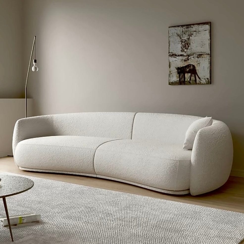 Gisla Performance Boucle Curve Sofa - Exclusivia