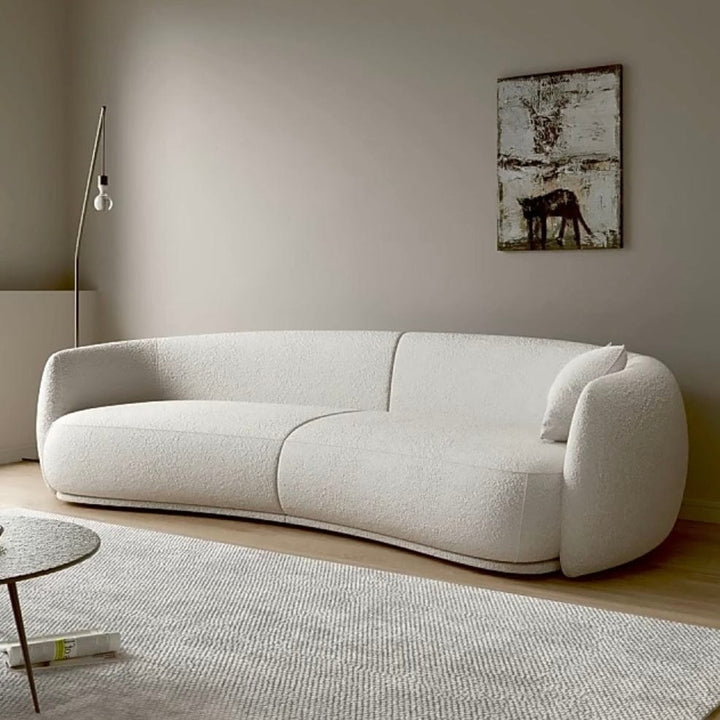 Gisla Performance Boucle Curve Sofa - Exclusivia