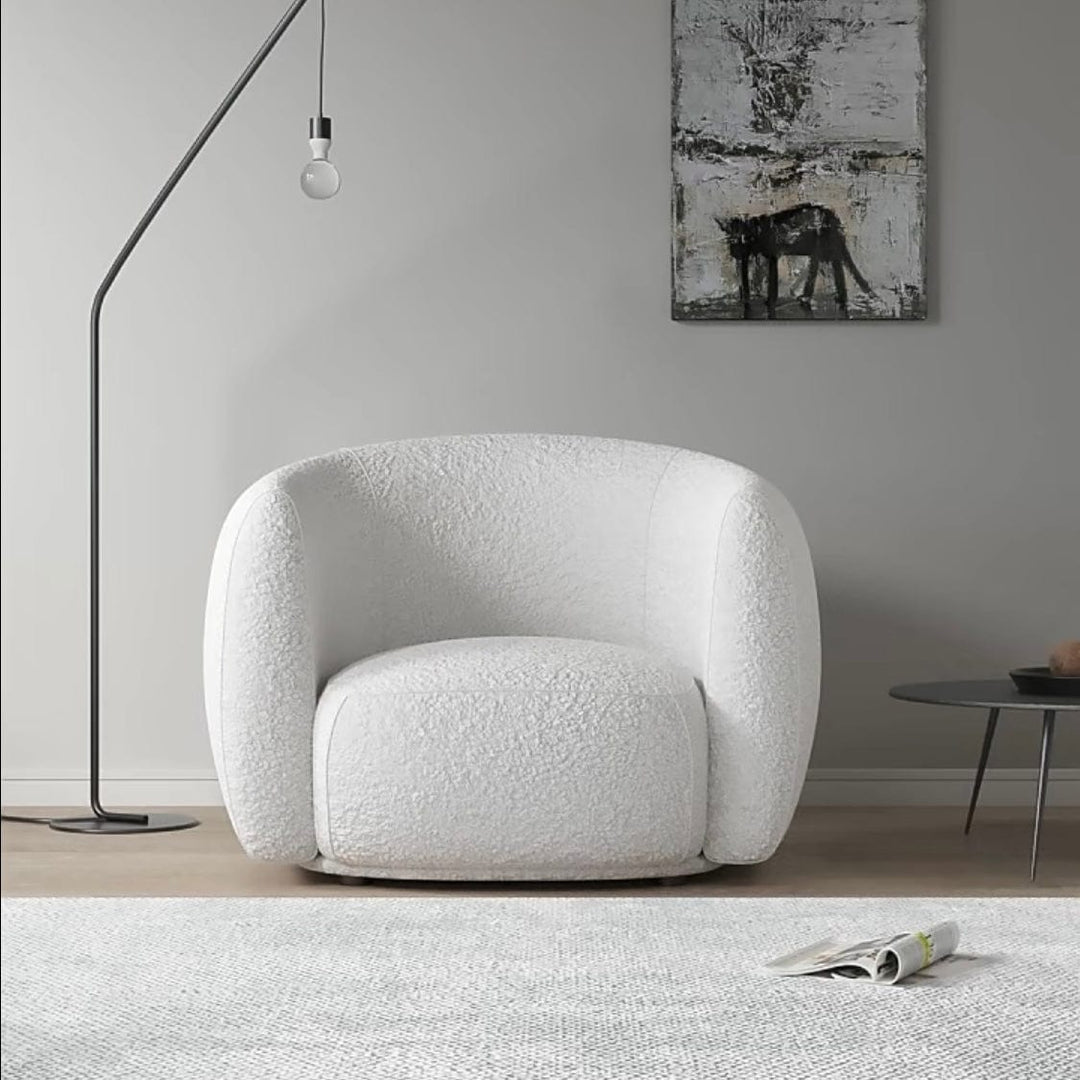 Gisla Performance Boucle Curve Sofa - Exclusivia
