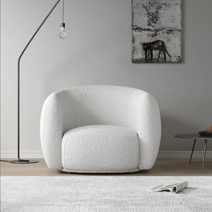 Gisla Performance Boucle Curve Sofa - Exclusivia