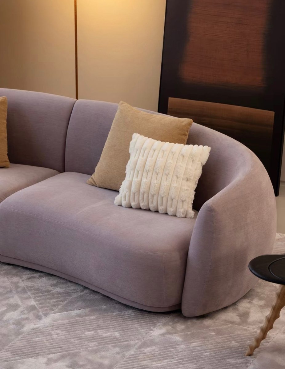 Gisla Performance Boucle Curve Sofa - Exclusivia