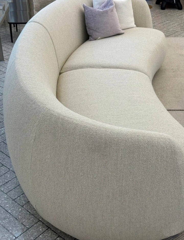 Gisla Performance Boucle Curve Sofa - Exclusivia