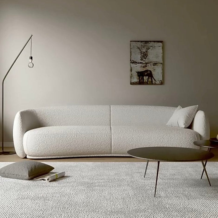 Gisla Performance Boucle Curve Sofa - Exclusivia