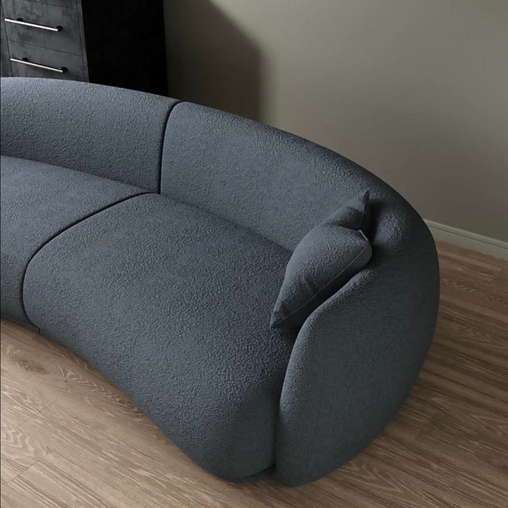 Gisla Performance Boucle Curve Sofa - Exclusivia