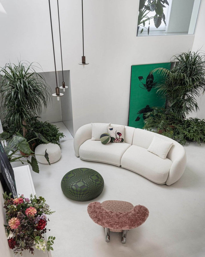 Gisla Performance Boucle Curve Sofa - Exclusivia