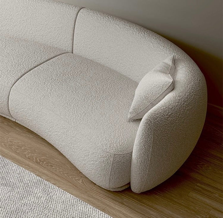Gisla Performance Boucle Curve Sofa - Exclusivia
