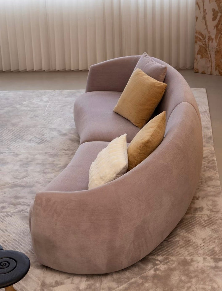 Gisla Performance Boucle Curve Sofa - Exclusivia