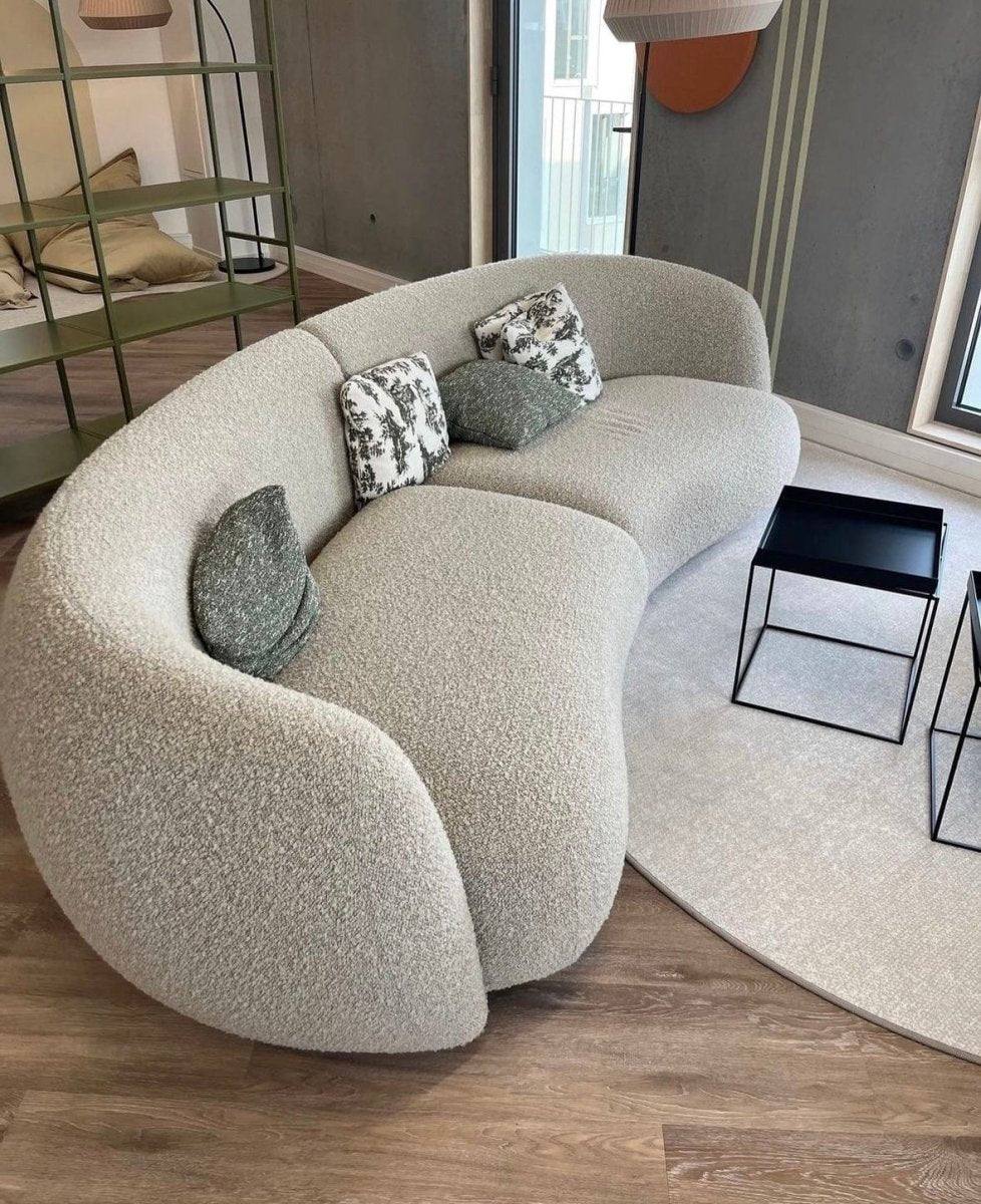 Gisla Performance Boucle Curve Sofa - Exclusivia