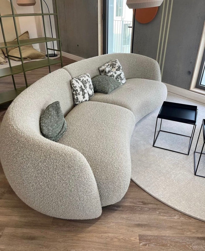 Gisla Performance Boucle Curve Sofa - Exclusivia