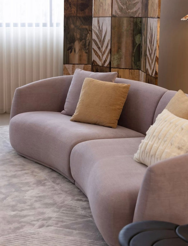 Gisla Performance Boucle Curve Sofa - Exclusivia