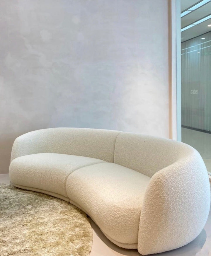 Gisla Performance Boucle Curve Sofa - Exclusivia