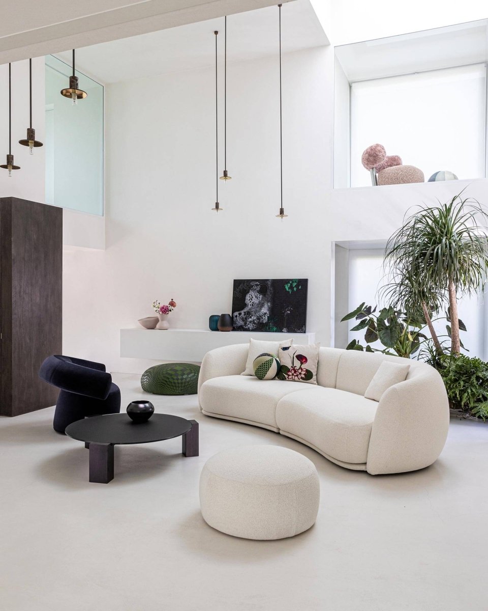 Gisla Performance Boucle Curve Sofa - Exclusivia