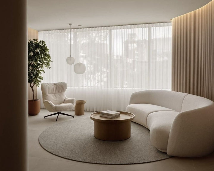 Gisla Performance Boucle Curve Sofa - Exclusivia