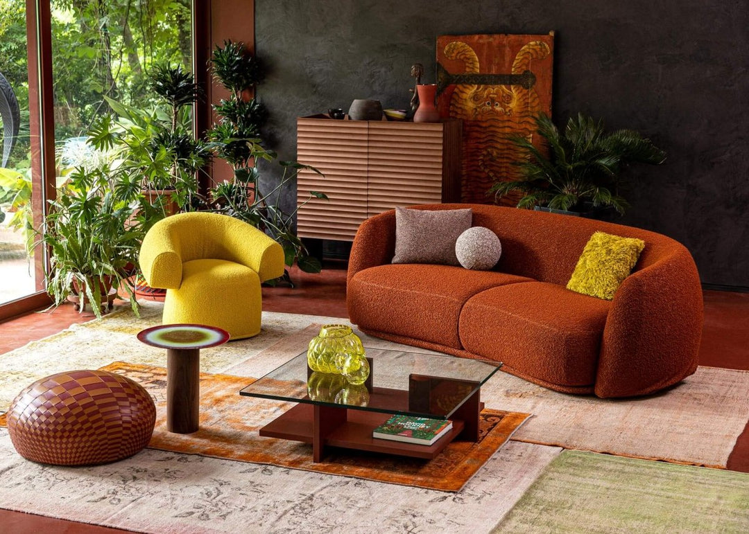 Gisla Performance Boucle Curve Sofa - Exclusivia