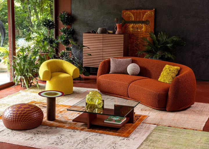 Gisla Performance Boucle Curve Sofa - Exclusivia