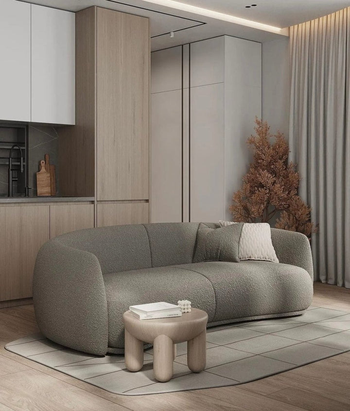 Gisla Performance Boucle Curve Sofa - Exclusivia
