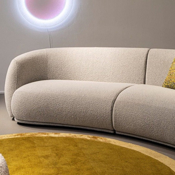 Gisla Performance Boucle Curve Sofa - Exclusivia