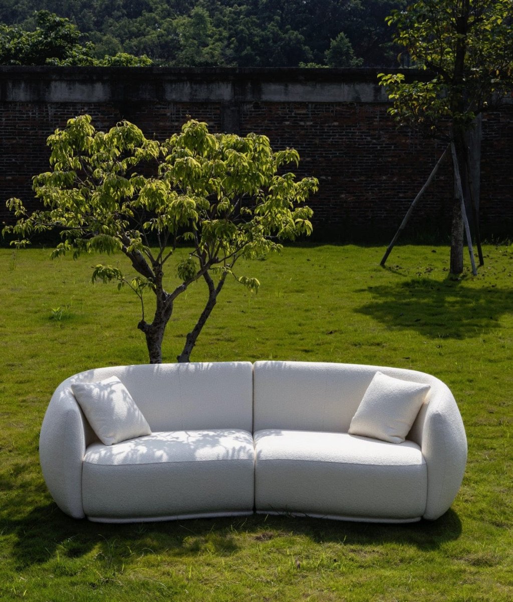 Gisla Performance Boucle Curve Sofa - Exclusivia