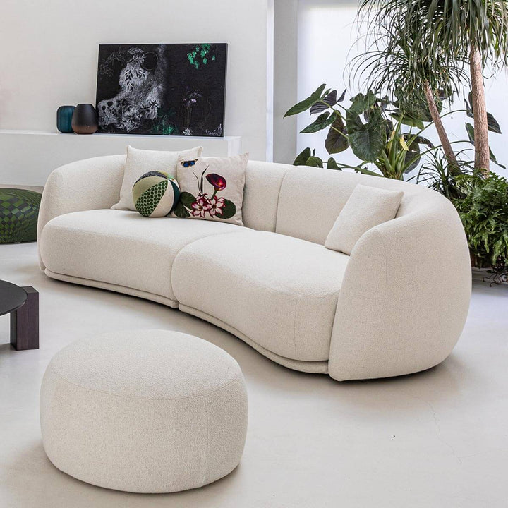 Gisla Performance Boucle Curve Sofa - Exclusivia