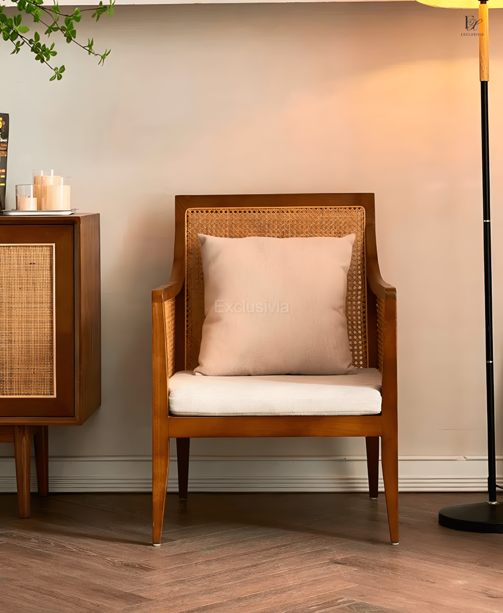 GLOO Rattan wooden chair - Exclusivia