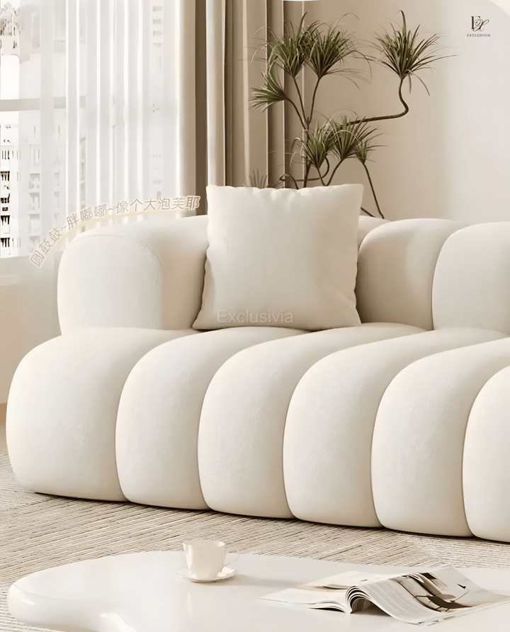 GRAYSON Modern Boucle Sofa - Exclusivia