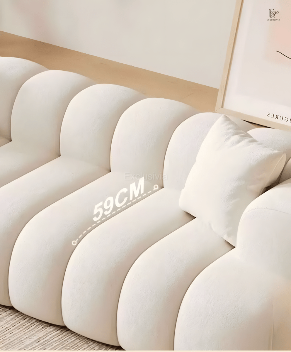 GRAYSON Modern Boucle Sofa - Exclusivia