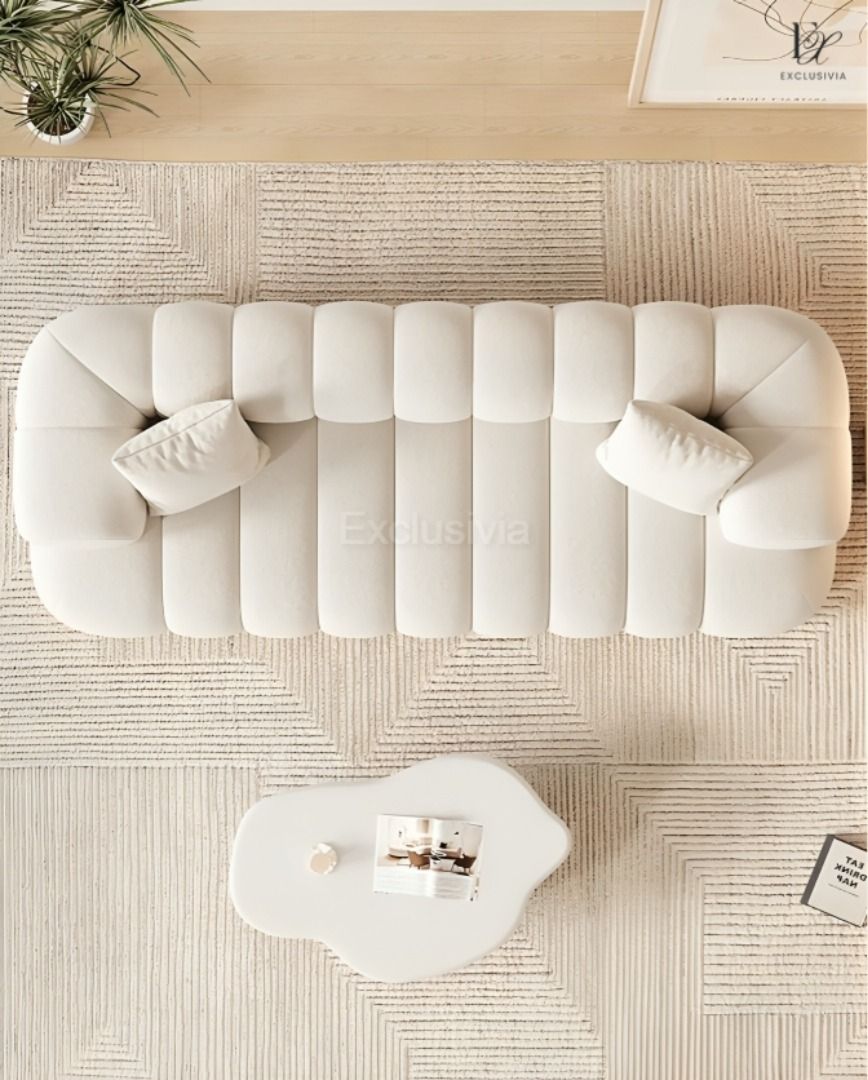 GRAYSON Modern Boucle Sofa - Exclusivia