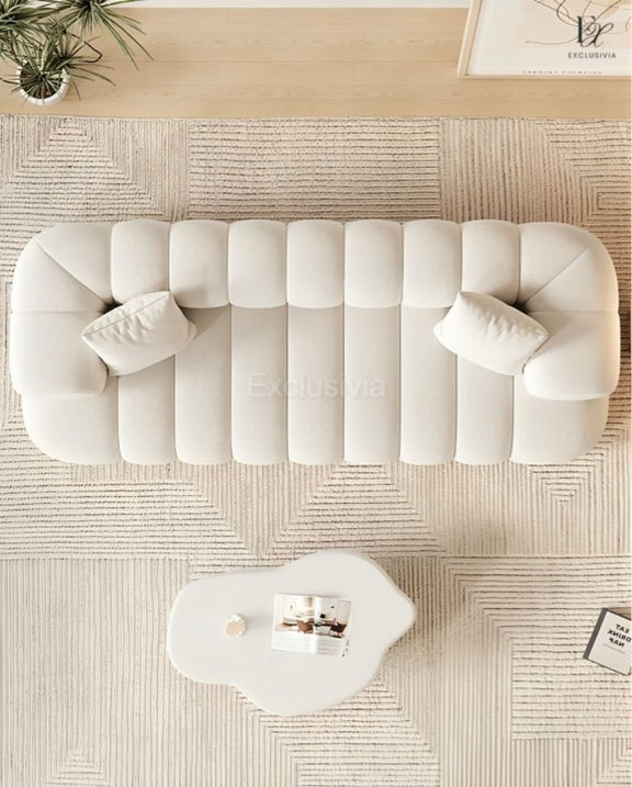 GRAYSON Modern Boucle Sofa - Exclusivia