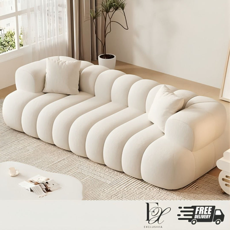 GRAYSON Modern Boucle Sofa - Exclusivia