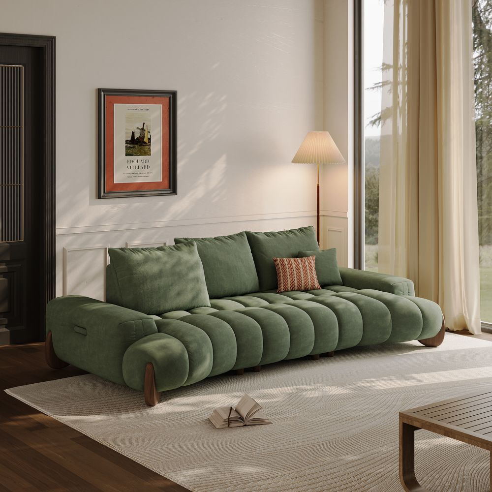 Arlo – Deep Lounge Mid-Century Sofa