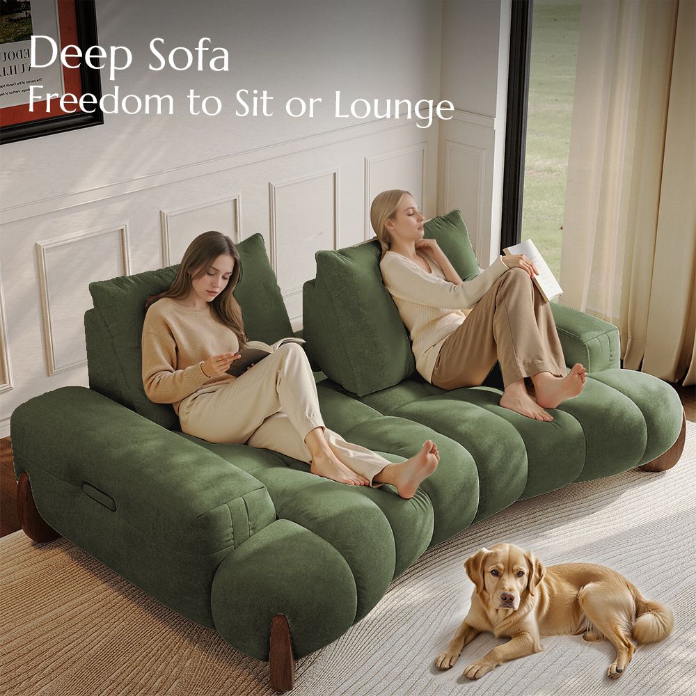 Arlo – Deep Lounge Mid-Century Sofa