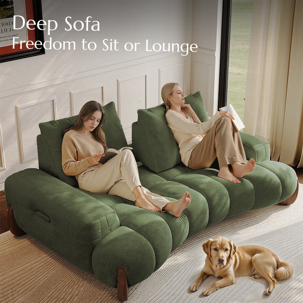 Arlo – Deep Lounge Mid-Century Sofa