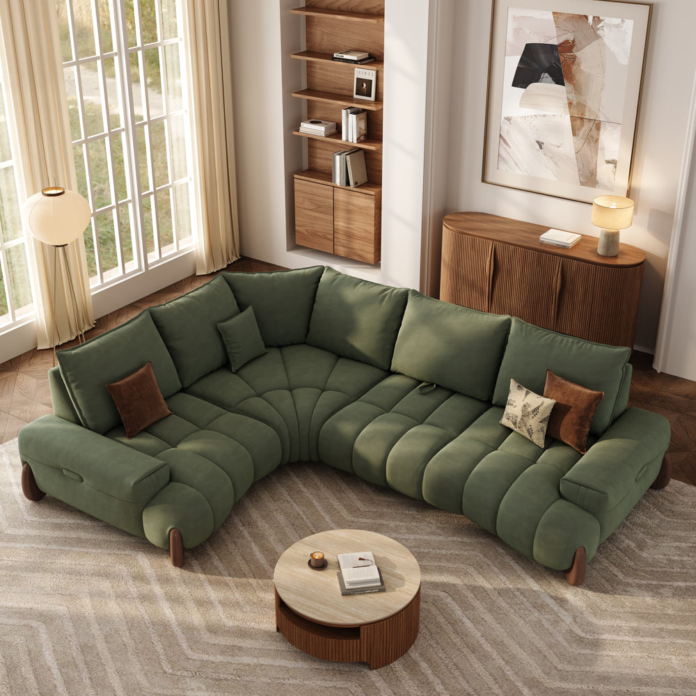 Arlo – Deep Lounge Mid-Century Sofa