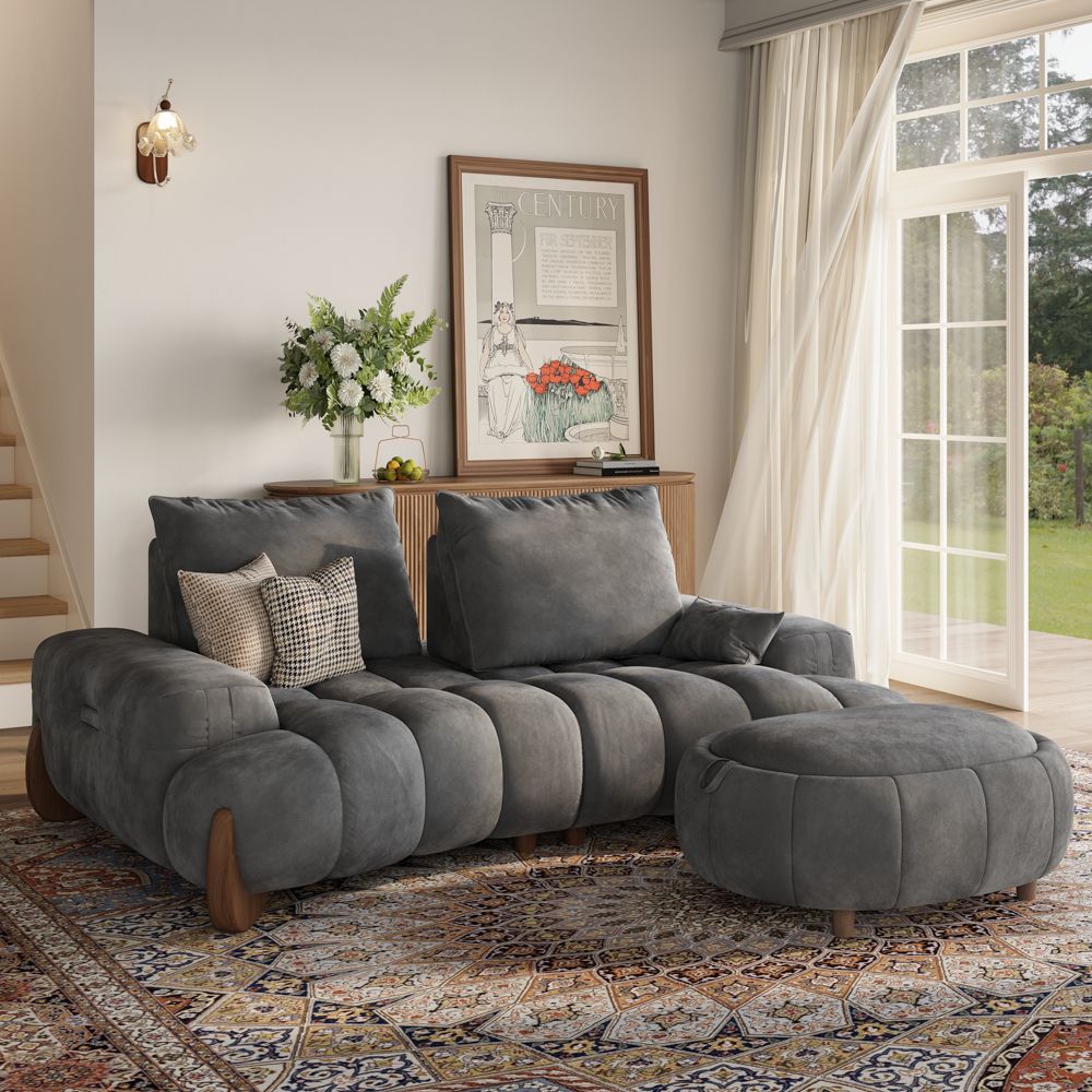 Arlo – Deep Lounge Mid-Century Sofa