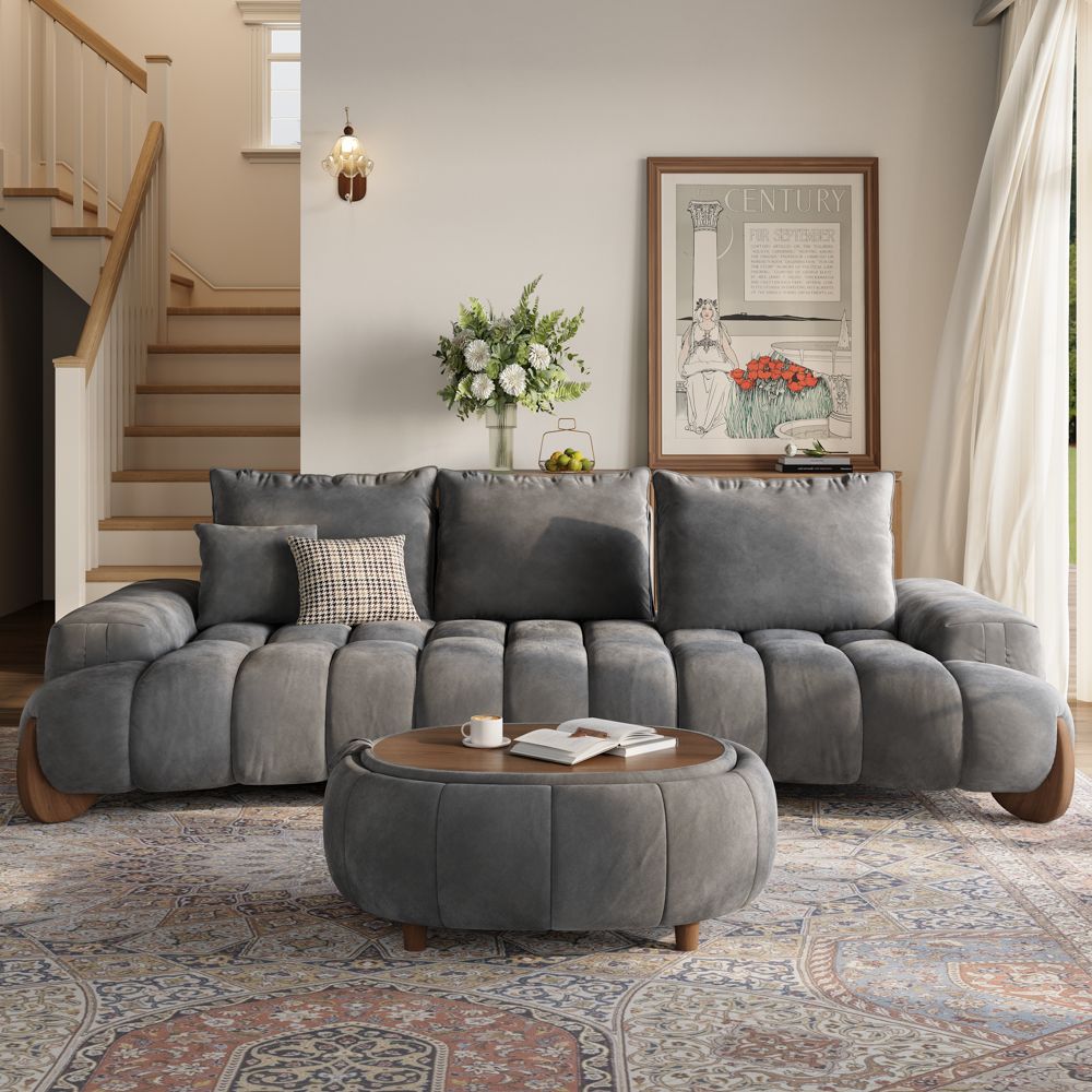 Arlo – Deep Lounge Mid-Century Sofa