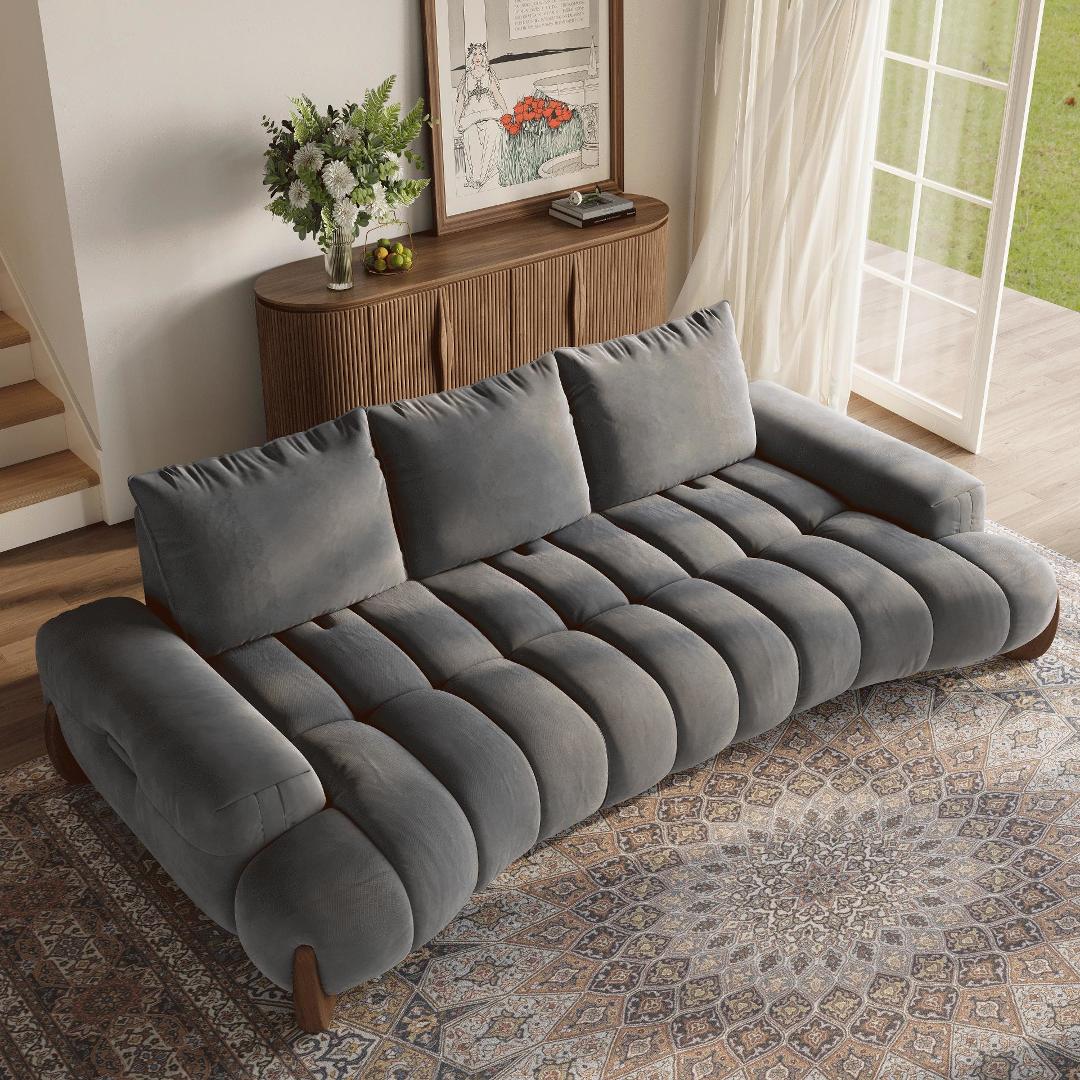 Arlo – Deep Lounge Mid-Century Sofa