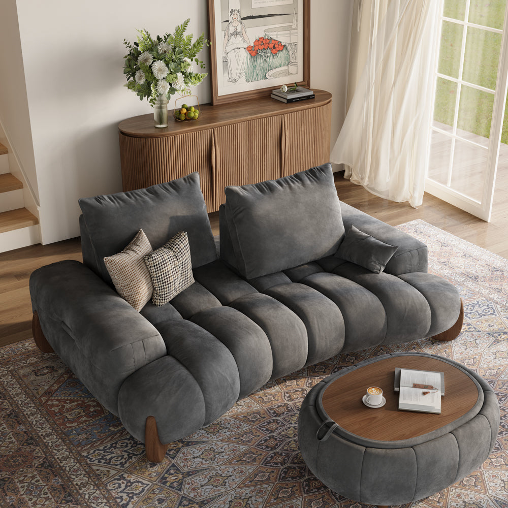 Arlo – Deep Lounge Mid-Century Sofa