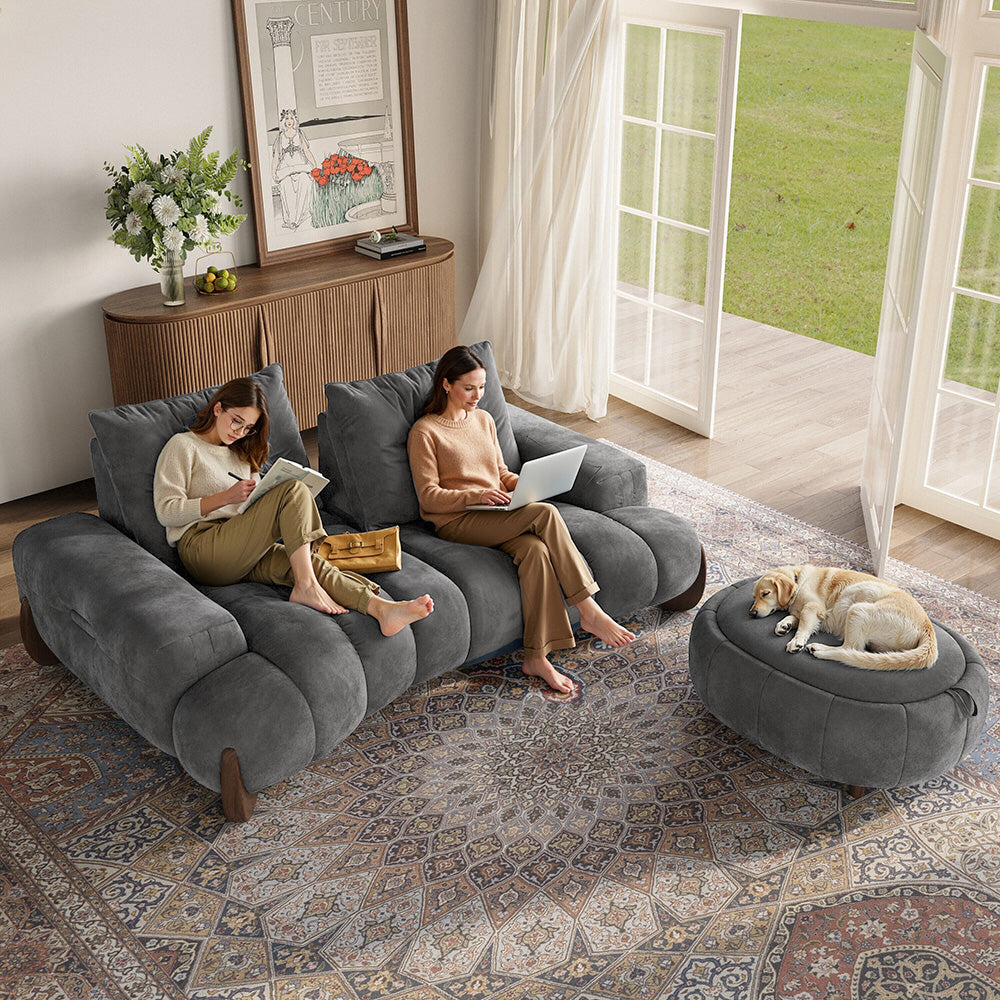 Arlo – Deep Lounge Mid-Century Sofa