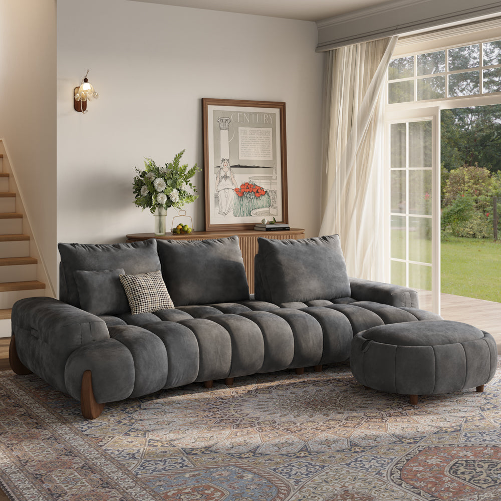 Arlo – Deep Lounge Mid-Century Sofa