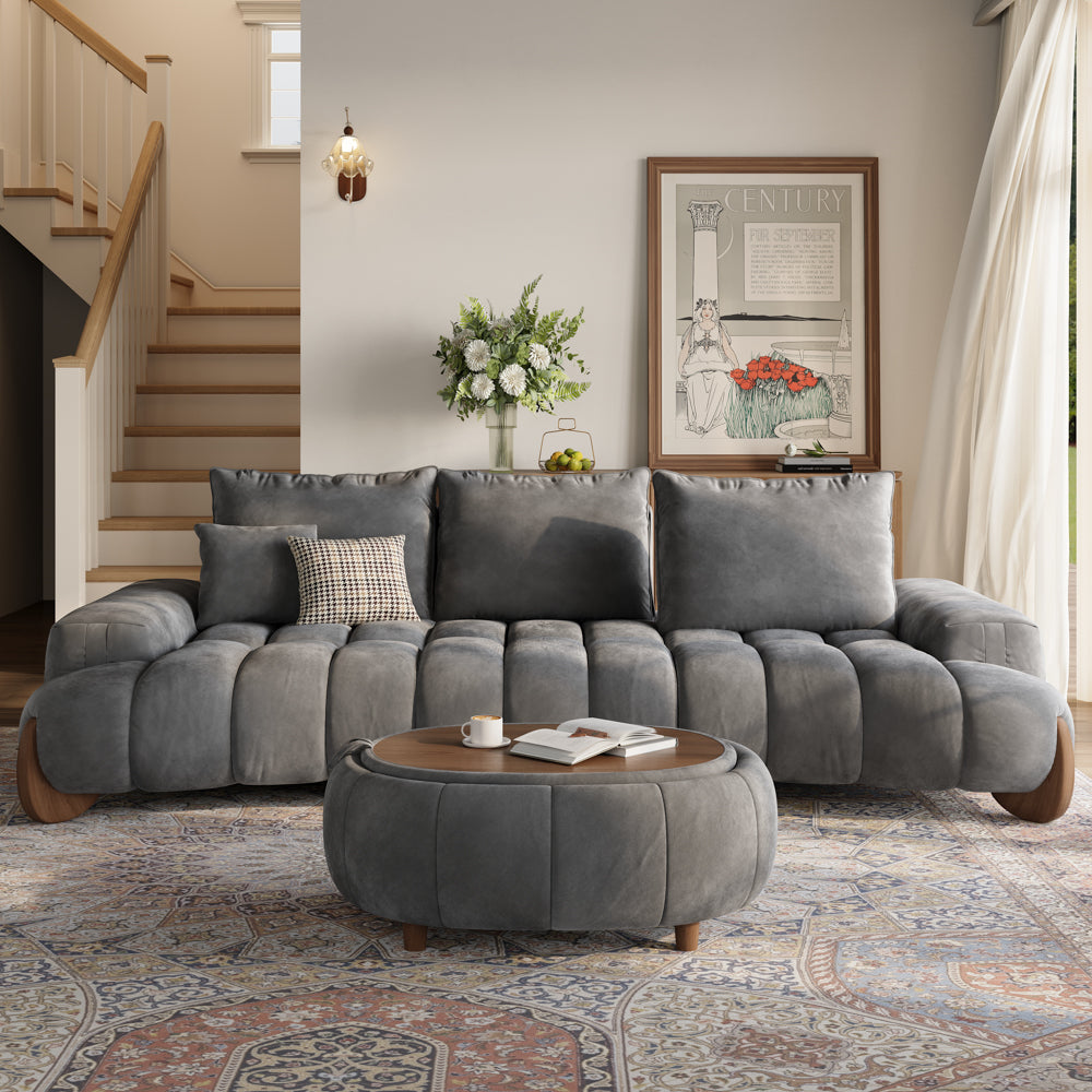 Arlo – Deep Lounge Mid-Century Sofa
